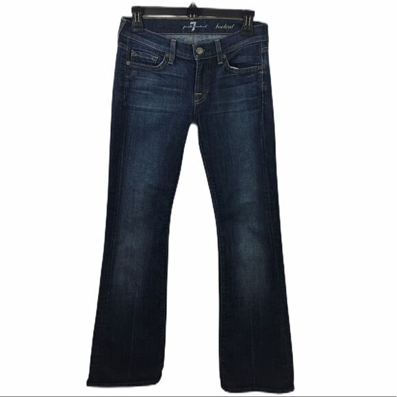 7 for all mankind bootcut dark blue jeans size 25 - Picture 1 of 6